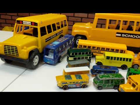 Big Fun with Toy Buses! Giant Surprise Egg Video