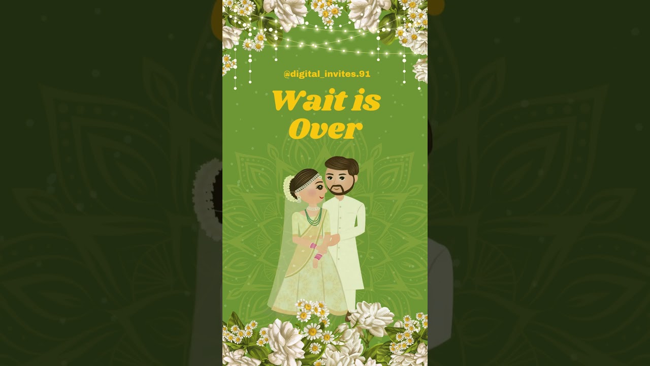 Festive Gold Event Announcement Card