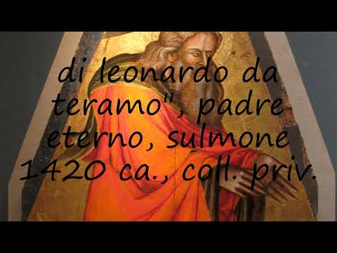 How to pronounce di leonardo da teramo", padre eterno, sulmone 1420 ca., coll. priv. in Italian?