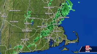 Rain arrives early