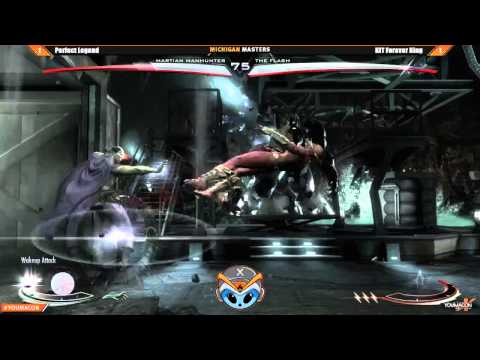 Youmacon 2014 Michigan Masters Injustice Perfect legend vs KIT ForeverKing