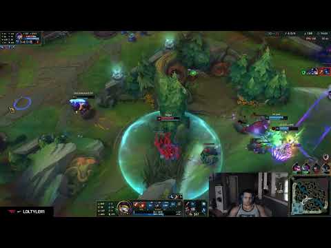 Tyler1 getting demolished by Nunu mid