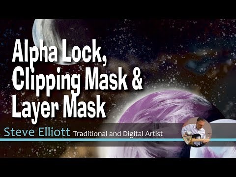 Alpha Lock, Clipping Mask and Layer Masks in Procreate explained