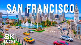 San Francisco Like You've Never Seen Before 🌉 | Golden Gate & Coastal Beauty | 8K UHD | Piano Music