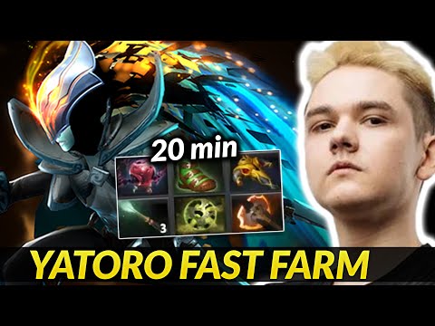 Yatoro Phantom Assassin 12min Fury + Power Treads Fast Farm