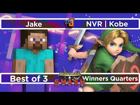 Jake (Steve) vs NVR | Kobe (Young Link) Winners Quarters - Boardwalk Smash #35 - SSBU