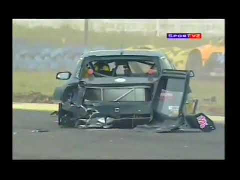 2007 Brazilian Stock Car Lights @ Campo Grande - Berlanda and Murillo Cunha Big Crash