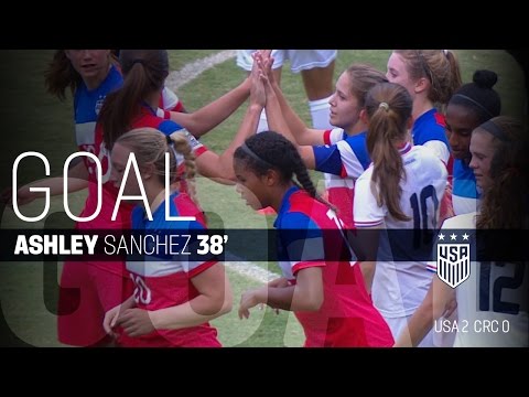U-17 WNT vs. Costa Rica: Ashley Sanchez Goal - March 8, 2016