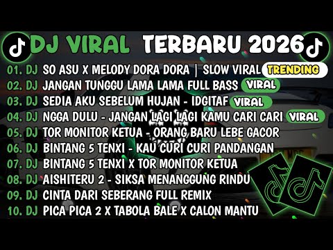 DJ TIKTOK TERBARU 2026🎵DJ SO ASU X MELODY DORA DORA🎵DJ JANGAN TUNGGU LAMA LAMA