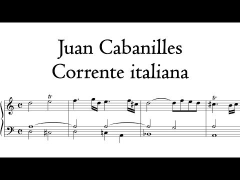 Cabanilles - Corrente italiana - Metzler organ, Poblet, Hauptwerk