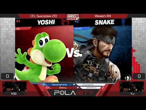 CFL Smackdown Ultimate 213 - KDB (Yoshi) vs TuPapaPerdido (Snake) - Winners R4