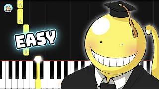 Assassination Classroom ED - &quot;Hello, shooting star&quot; - EASY Piano Tutorial &amp; Sheet Music