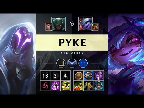 Pyke ADC vs Tristana - EUW Diamond Patch 25.12