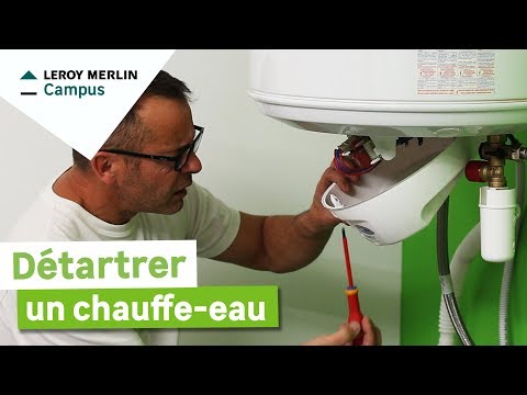 How to descale a water heater? Leroy Merlin