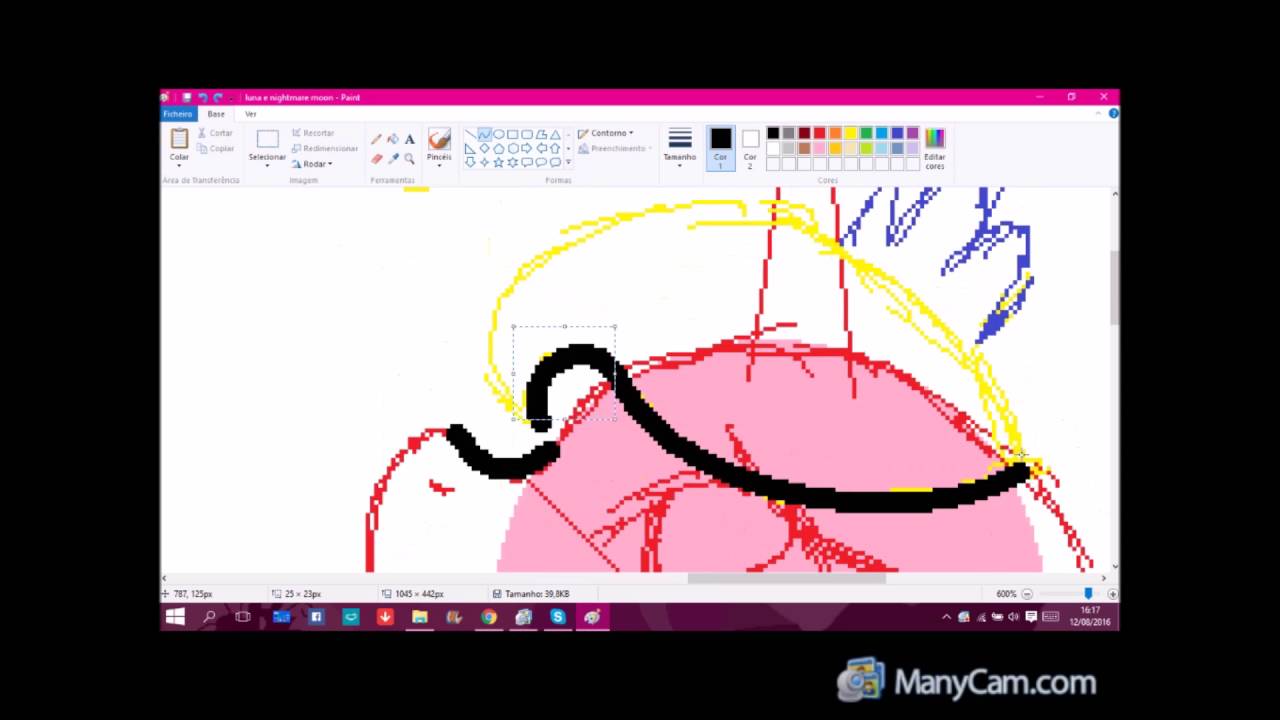 SpeedPaint- luna e nightmare moon