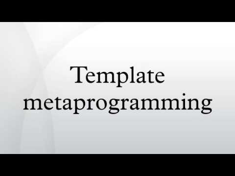 Template metaprogramming
