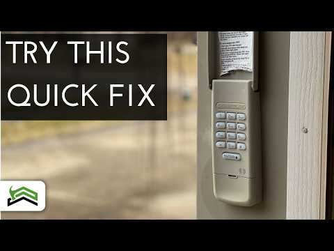 Garage Door Keypad Not Working?