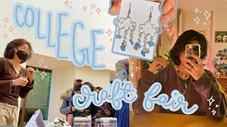college craft fair! *✧‧͙ (aka selling my jewelry to make up for all the money i spent at michaels)