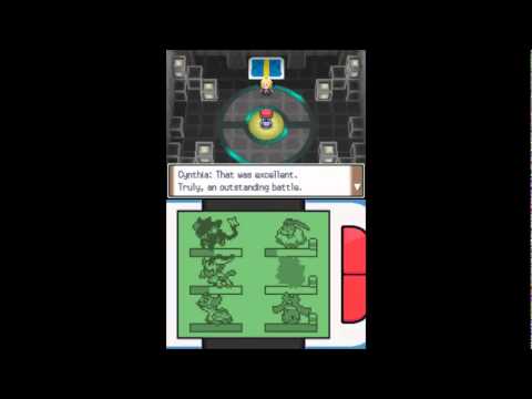 Pokémon Platinum Walkthrough Part 22: Champion Cynthia, Credits