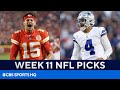 NFL Week 11 Picks: Cowboys at Chiefs, Bengals at Raiders, & MORE | CBS Sports HQ