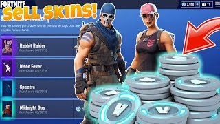 How to Sell Skins for V-Bucks in Fortnite!