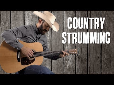 Country Strumming Patterns and Practice over Hank Williams Style Progressions - Guitar Lesson