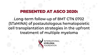 Long-term follow-up of postauto cell transplantation strategies in the upfront treatment of MM