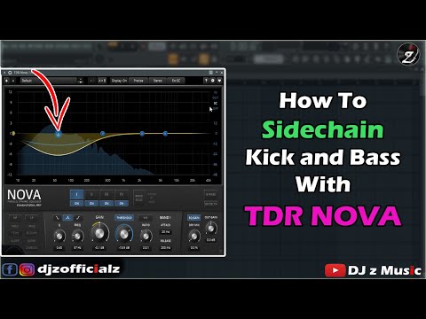How To Sidechain Kick and Bass With Third Party Plugins | FL Studio Tips | TDR NOVA | DJ z Music |