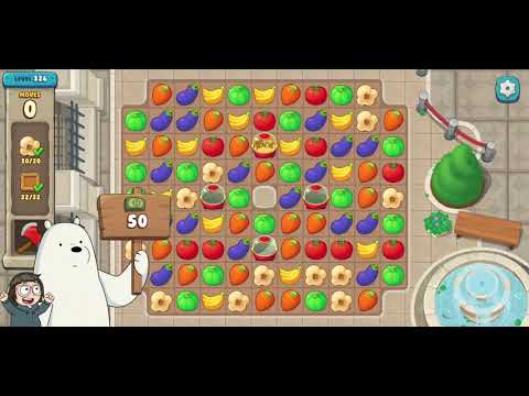 We Bare Bears Match3 Repairs Level 326 - No Boosters