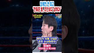 장예찬 국힘 전 최고위원, 한동훈 딸에 비하면 조민은 세발의 피
