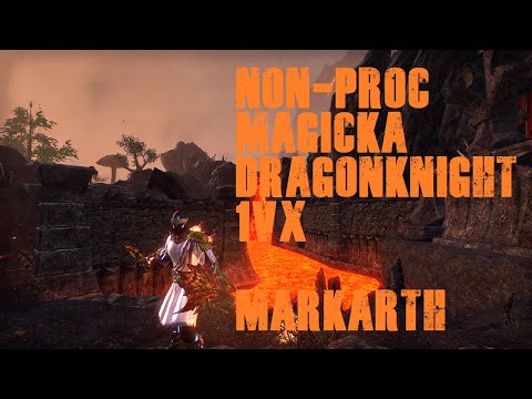 ESO PVP - NON PROC MAGICKA DK 1VX (MARKARTH)