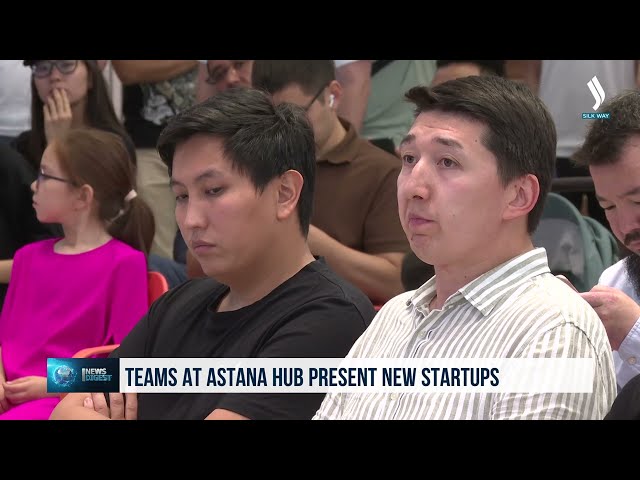 Teams at Astana Hub present new startups