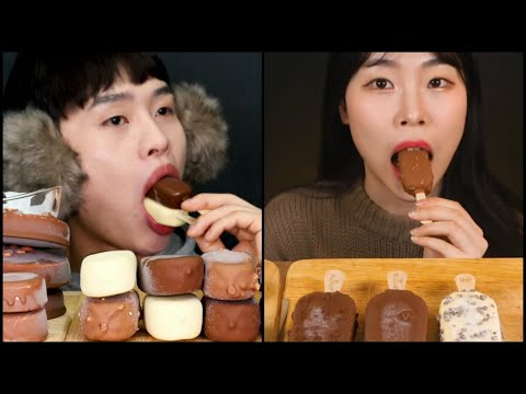 Mukbangers vs their MAGNUM ice cream *satisfying*