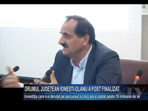 Drumul judetean Ionesti-Olanu a fost finalizat