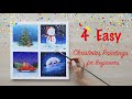 Easy Christmas Pictures To Paint Step By Step