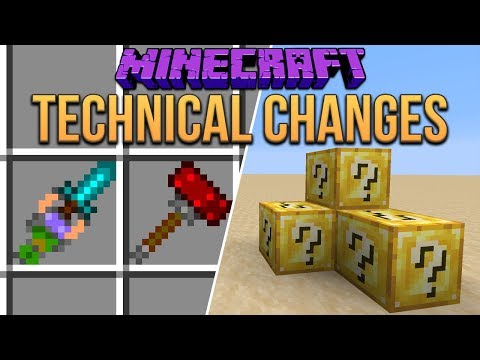 Minecraft 1.14 What Can We Do With New Technical Features? (Snapshot 18w43a)