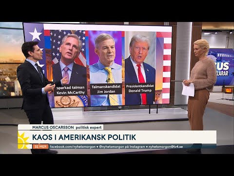 Marcus Oscarsson om talmanskaoset i USA | Nyhetsmorgon | TV4 & TV4 Play