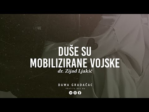 DUŠE SU MOBILIZIRANE VOJSKE - dr. Zijad Ljakić