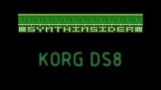 Video thumbnail for Korg DS8 - Synthinsider #4 by Szymon Płotkowski