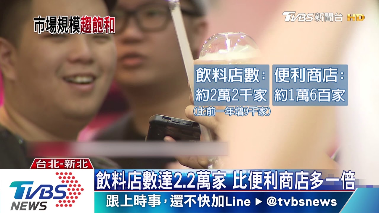 飲料店比便利商店多一倍 商機可望破千億