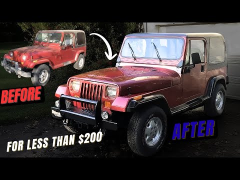 Thumbnail for RESTORED: Budget Jeep YJ Interior & Exterior Makeover for Under $200 by Jeep