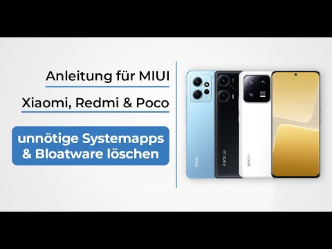 Xiaomi MIUI - Bloatware entfernen mit ADB Appcontrol (Anleitung)