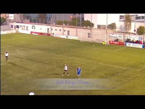 Gol Sergi Oliver. CD Binissalem 1 - CE Constancia 1. 3ª RFEF 22/23