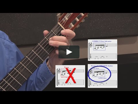 Video 3 Rhythmically Even Ascending Slurs, Villa Lobos Prelude No.  3