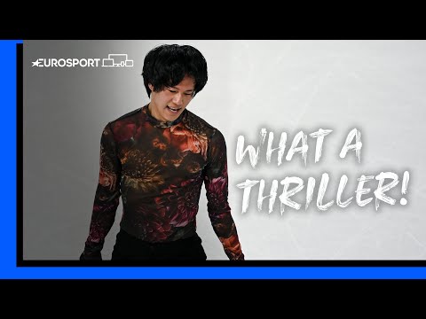 🤩 THRILLER! | Adam Siao Him Fa nails personal best skate to overhaul Ilia Malinin | Eurosport