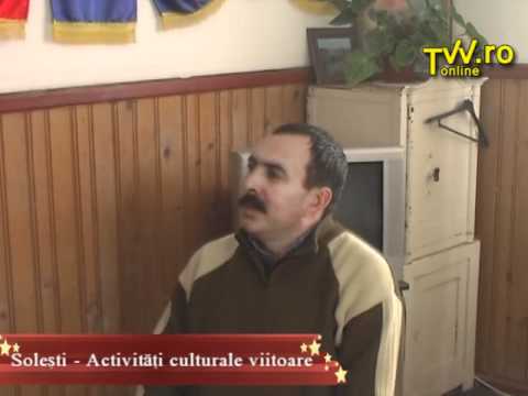 Solesti   Activitati culturale viitoare
