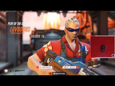 POTG! BUFF SOLDIER 76! GALE INSANE SOLDIER 76 OVERWATCH 2 SEASON 5 TOP 500