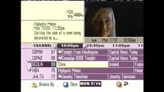 7/16/2007 Cox Digital Cable Program Guide Clip