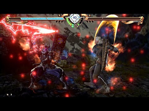 Soulcalibur 6 - Geralt vs Yoshimitsu (Soulcalibur VI 2018) PS4 Pro