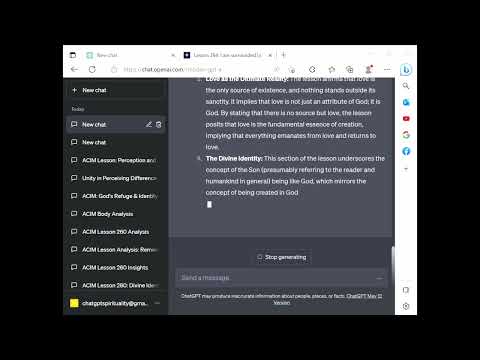 ChatGPT Spirituality ACIM Lesson 264 - I am surrounded by the Love of God